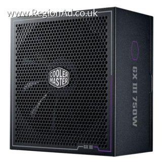 Cooler Master 750W GX III Gold ATX 3.0 PSU, Fully Modular, HDB Bearing Fan, 80+ Gold, PCIe 5.0