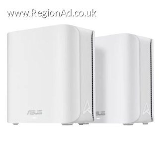 Asus (ZenWiFi BD4) BE3600 Dual Band Wi-Fi 7 AiMesh Extendable Routers (2 Pack), Up to 6,500 sq.ft, 2x 2.5G Ports, VPN, 3 SSIDs