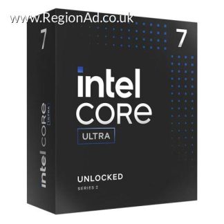 Intel Core Ultra 7 265K CPU, 1851, 5.5GHz Turbo, 20-Core, 125W (250W Turbo), 30MB Cache, Overclockable, Arrow Lake, NO HEATSINK/FAN