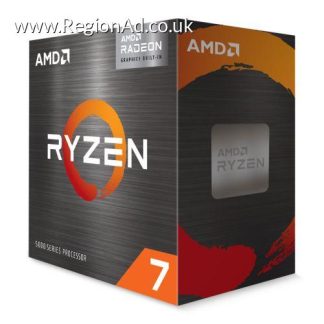 AMD Ryzen 7 5700G with Wraith Stealth Cooler, AM4, 3.8GHz (4.6 Turbo), 8-Core, 65W, 20MB Cache, 7nm, 5th Gen, Radeon Graphics