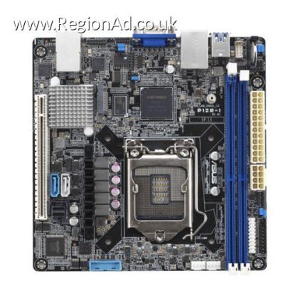 Asus P12R-I Server MB, Intel C252, 1200 for Xeon E-2300, Mini ITX, 2 DDR4, Dual GB LAN, 1x M.2, 6 x SATA3, Onboard ASMB10-iKVM