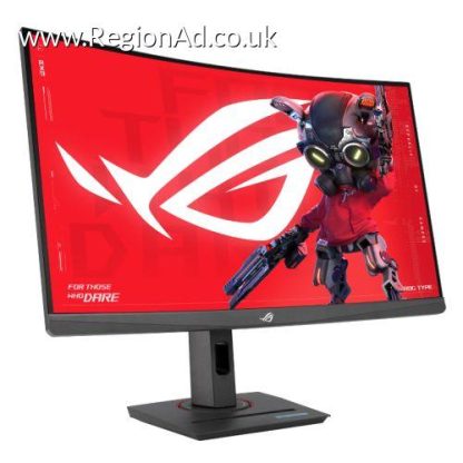 Asus 27 ROG STRIX USB Type-C Curved Gaming Monitor (XG27WCMS), Fast VA, 2560 x 1440, 1ms, 280Hz, HDR, VESA