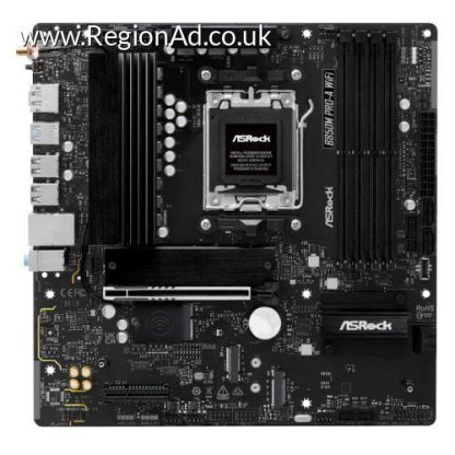 Asrock B850M PRO-A WIFI, AMD B850, AM5, Micro ATX, 4 DDR5, HDMI, DP, Wi-Fi 6E, 2.5G LAN, 3x M.2