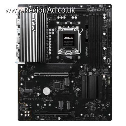 Asrock B850 PRO-A, AMD B850, AM5, ATX, 4 DDR5, HDMI, USB-C (DP-alt), 2.5G LAN, 4x M.2