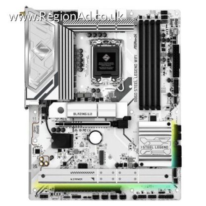 Asrock B860 STEEL LEGEND WIFI, Intel B860, 1851, ATX, 4 DDR5, HDMI, DP, TB4, Wi-Fi 6E, 2.5G LAN, RGB, 4x M.2