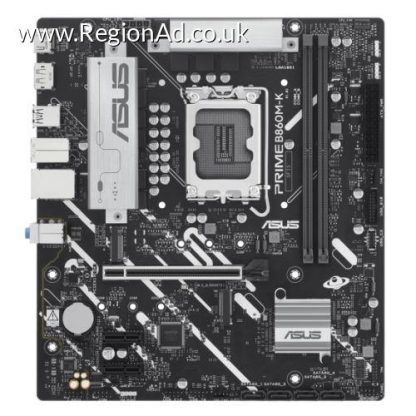 Asus PRIME B860M-K, Intel B860, 1851, Micro ATX, 2 DDR5, HDMI, DP, 2.5G LAN, 2x M.2