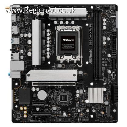 Asrock B860M-X WIFI, Intel B860, 1851, Micro ATX, 2 DDR5, HDMI, DP, Wi-Fi 6E, 2.5G LAN, 2x M.2