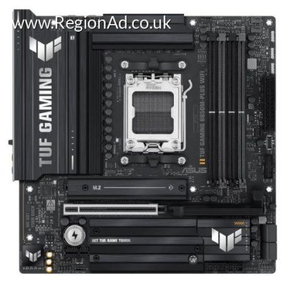 Asus TUF GAMING B850M-PLUS, AMD B850, AM5, Micro ATX, 4 DDR5, HDMI, DP, 2.5G LAN, 3x M.2