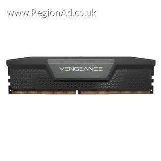 Corsair Vengeance 8GB, DDR5, 5200MHz (PC5-41600), CL40, 1.25V, PMIC, AMD EXPO & Intel XMP 3.0, Black, DIMM Memory, OEM (Anti Static Bag)