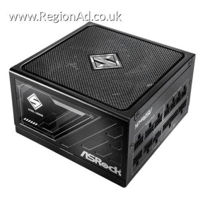 Asrock 1000W Steel Legend SL-1000G PSU, Fully Modular, 80+ Gold, Cybenetics Platinum & Lambda A, ATX 3.1, PCIe 5.1