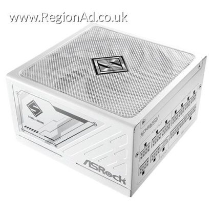 Asrock 1000W Steel Legend SL-1000GW PSU, Fully Modular, 80+ Gold, Cybenetics Platinum & Lambda A, ATX 3.1, PCIe 5.1, White