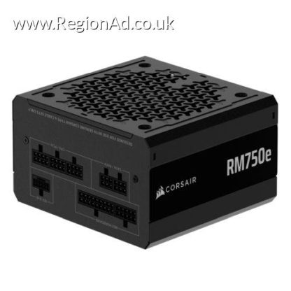 Corsair 750W RMe Series RM750e PSU, Fully Modular, Low-Noise, 80+Gold, Zero RPM Mode, ATX 3.1, PCIe 5.1