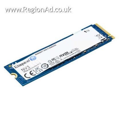 Kingston 1TB NV3 M.2 NVMe Gen4 SSD, M.2 2280, PCIe4, R/W  6000/4000 MB/s