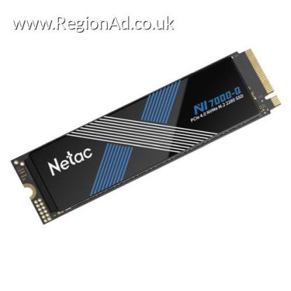 Netac 1TB NV7000-Q M.2 NVMe Gen4 SSD, M.2 2280, PCIe4, 3D NAND, R/W 7100/6200 MB/s, Heatspreader