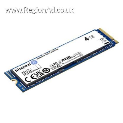 Kingston 4TB NV3 M.2 NVMe Gen4 SSD, M.2 2280, PCIe4, R/W  6000/5000 MB/s