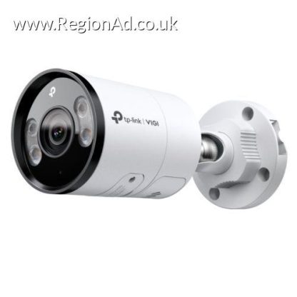 TP-LINK (InSight S355 2.8MM) VIGI 5MP Outdoor Full-Colour Bullet Network Camera w/ 2.8mm Lens, IP67, PoE, AI Detection/Classification, Two-Way Audio, H.265+