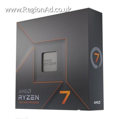 AMD Ryzen 7 7700X CPU, AM5, 4.5GHz (5.4 Turbo), 8-Core, 105W (142W Turbo), 40MB Cache, 5nm, 7th Gen, Radeon Graphics, NO HEATSINK/FAN