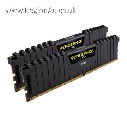 Corsair Vengeance LPX 16GB Kit (2 x 8GB), DDR4, 3600MHz, CL16, XMP 2.0, Black, DIMM Memory