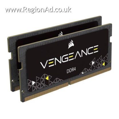 Corsair Vengeance 16GB Kit (2 x 8GB), DDR4, 3200MHz (PC4-25600), CL22, SODIMM Memory