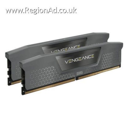 Corsair Vengeance 64GB Kit (2 x 32GB), DDR5, 6000MHz, CL40, 1.35V, AMD EXPO & Intel XMP 3.0, PMIC, Grey, DIMM Memory